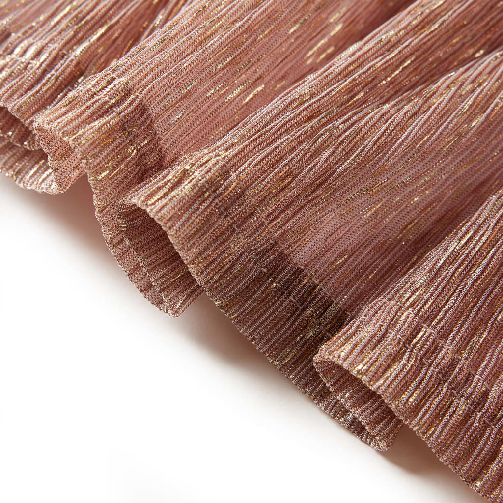 Φούστα Παιδική με Χρυσόσκονη Απαλό Ροζ 128 - PAKOBAZAAR