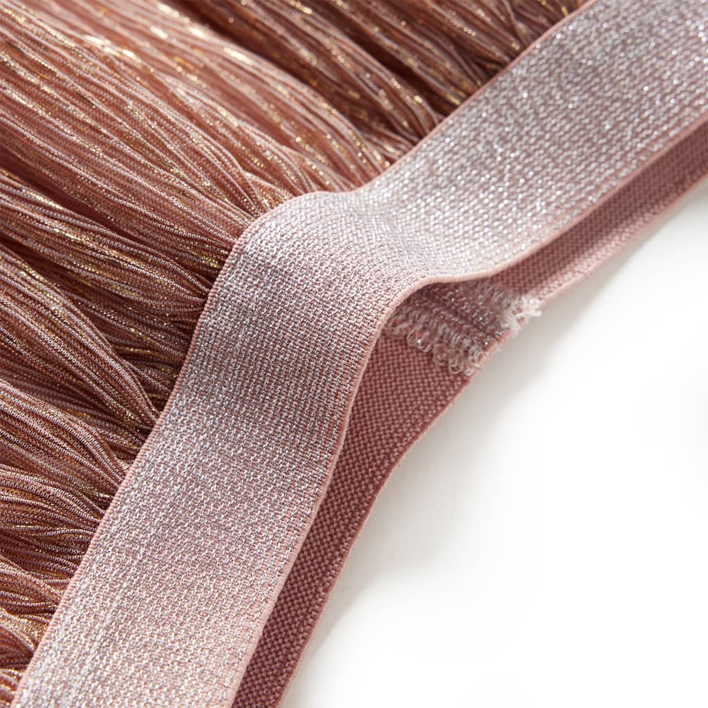 Φούστα Παιδική με Χρυσόσκονη Απαλό Ροζ 128 - PAKOBAZAAR