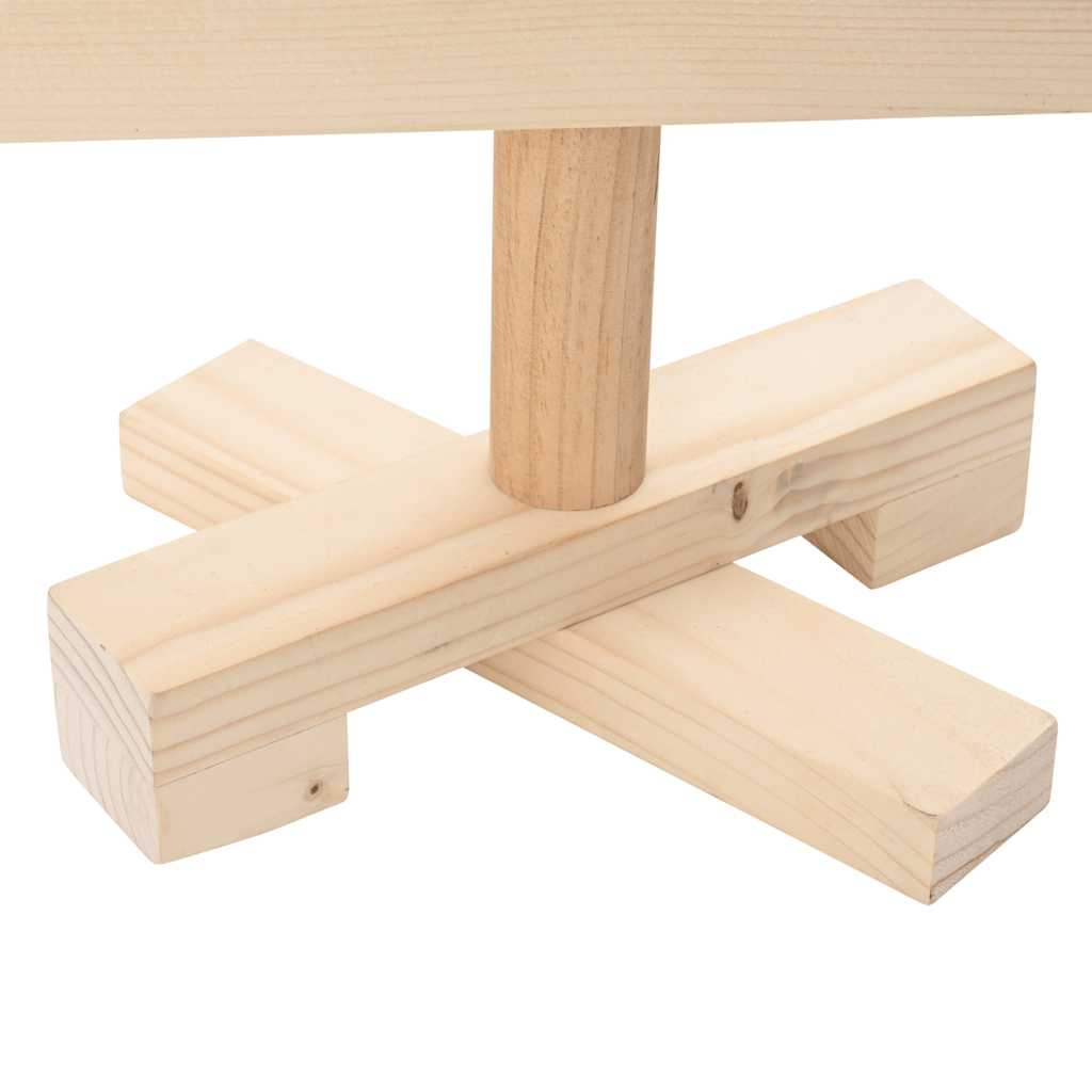 | Ξύλινο Χριστουγεννιάτικο Δέντρο | Καφέ 90 cm Μασίφ ξύλο πεύκου