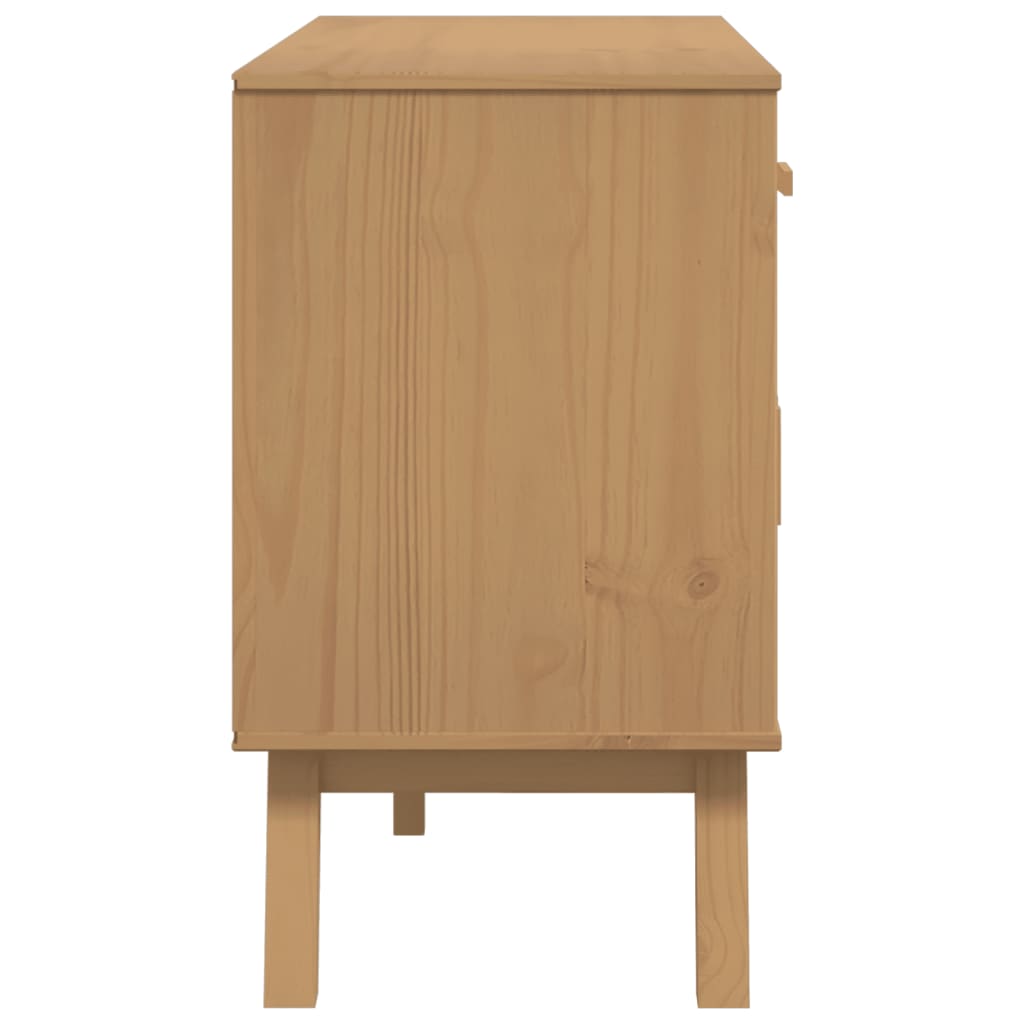 Μπουφές OLDEN Καφέ 114 x 43 x 73,5 εκ. από Μασίφ Ξύλο Πεύκου - Pakobazaar