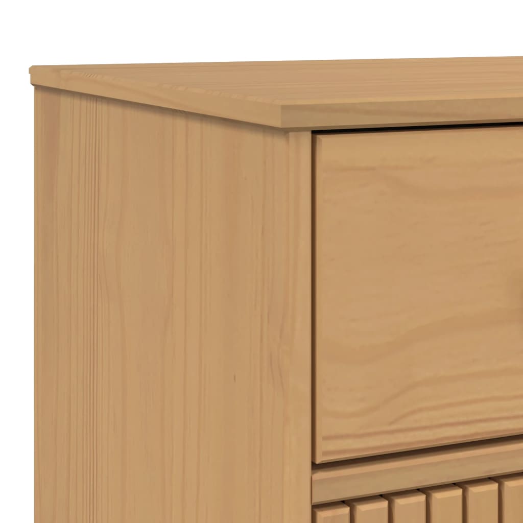 Μπουφές OLDEN Καφέ 114 x 43 x 73,5 εκ. από Μασίφ Ξύλο Πεύκου - Pakobazaar