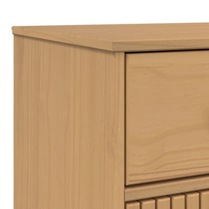 Μπουφές OLDEN Καφέ 114 x 43 x 73,5 εκ. από Μασίφ Ξύλο Πεύκου - Pakobazaar