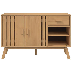 Μπουφές OLDEN Καφέ 114 x 43 x 73,5 εκ. από Μασίφ Ξύλο Πεύκου
