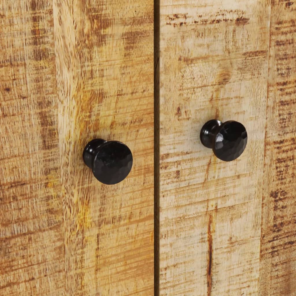 Έπιπλα Μπάνιου Σετ 2 Τεμαχίων από Μασίφ Ξύλο Μάνγκο