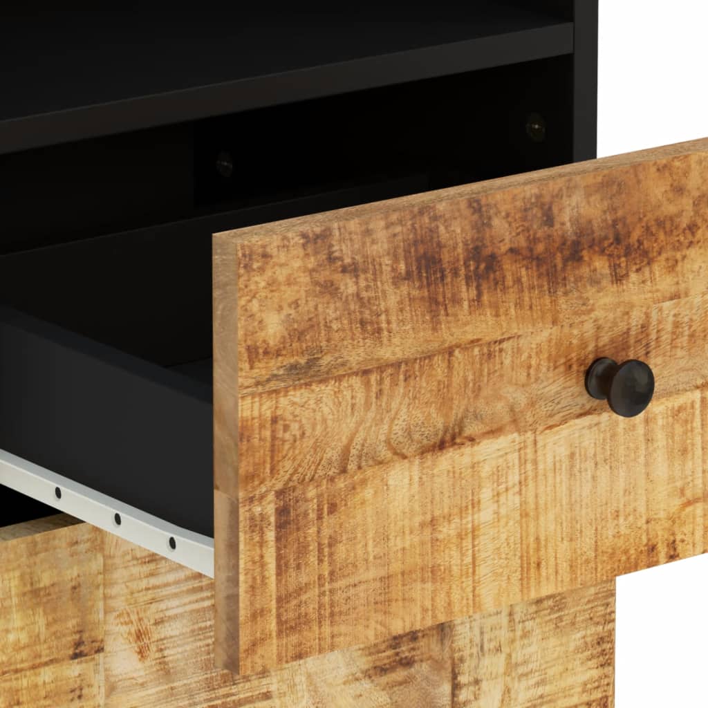 Έπιπλα Μπάνιου Σετ 3 Τεμαχίων από Μασίφ Ξύλο Μάνγκο