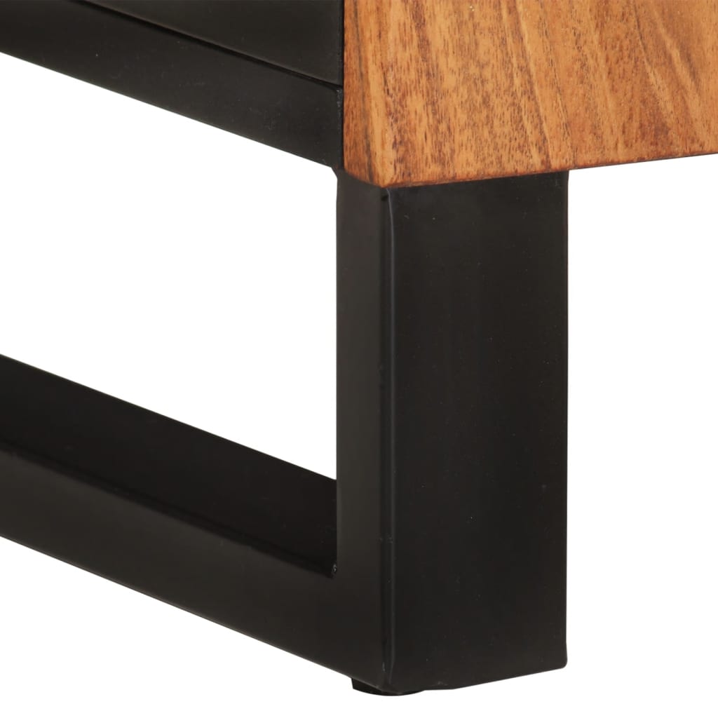 Έπιπλα Μπάνιου Σετ 4 Τεμαχίων από Μασίφ Ξύλο Ακακίας