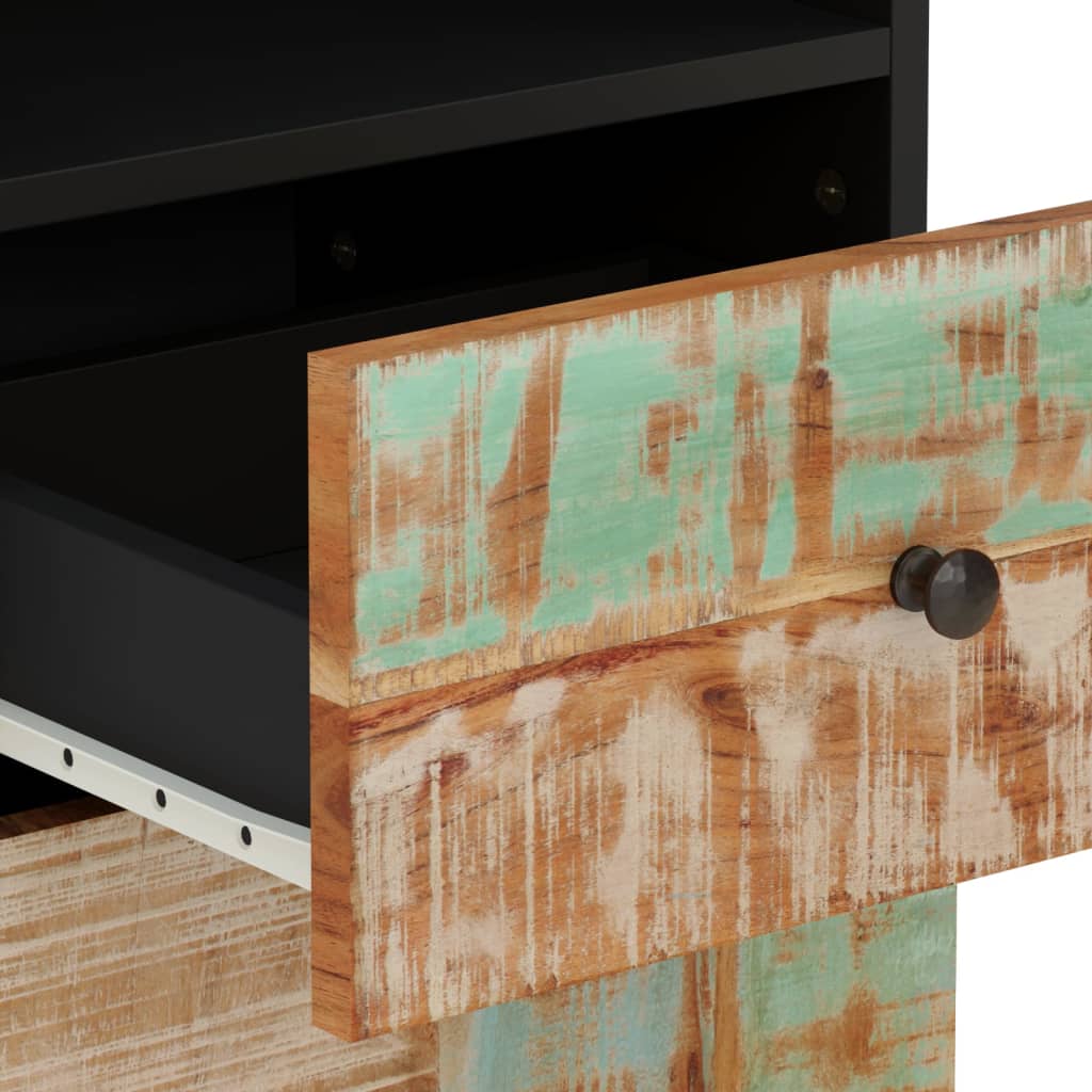 Σετ Επίπλων Μπάνιου 5 Τεμαχίων από Μασίφ Ανακυκλωμένο Ξύλο