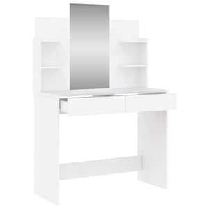 Μπουντουάρ με Καθρέφτη Λευκό 96 x 39 x 142 εκ. - Pakobazaar