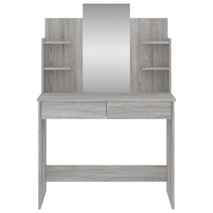 Μπουντουάρ με Καθρέφτη Γκρι Sonoma 96 x 39 x 142 εκ.