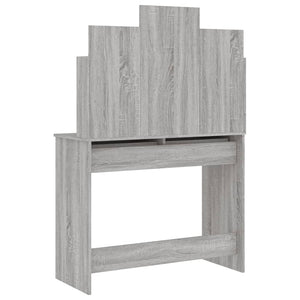 Μπουντουάρ με Καθρέφτη Γκρι Sonoma 96 x 39 x 142 εκ.