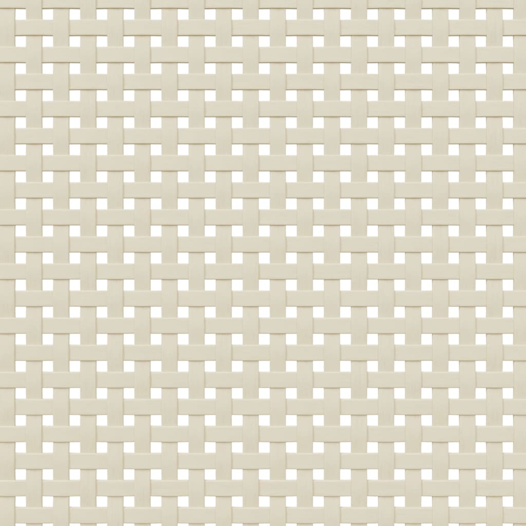 Έπιπλο Τηλεόρασης SENJA Λευκό / Ρατάν 106x40x49 εκ. Μασίφ Πεύκο - Pakobazaar