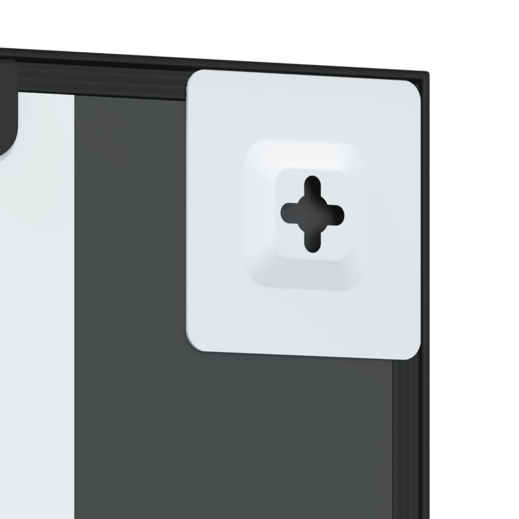 Καθρέφτης Ορθογώνιος Μαύρος 60 x 100 εκ. από Σίδερο - Pakobazaar