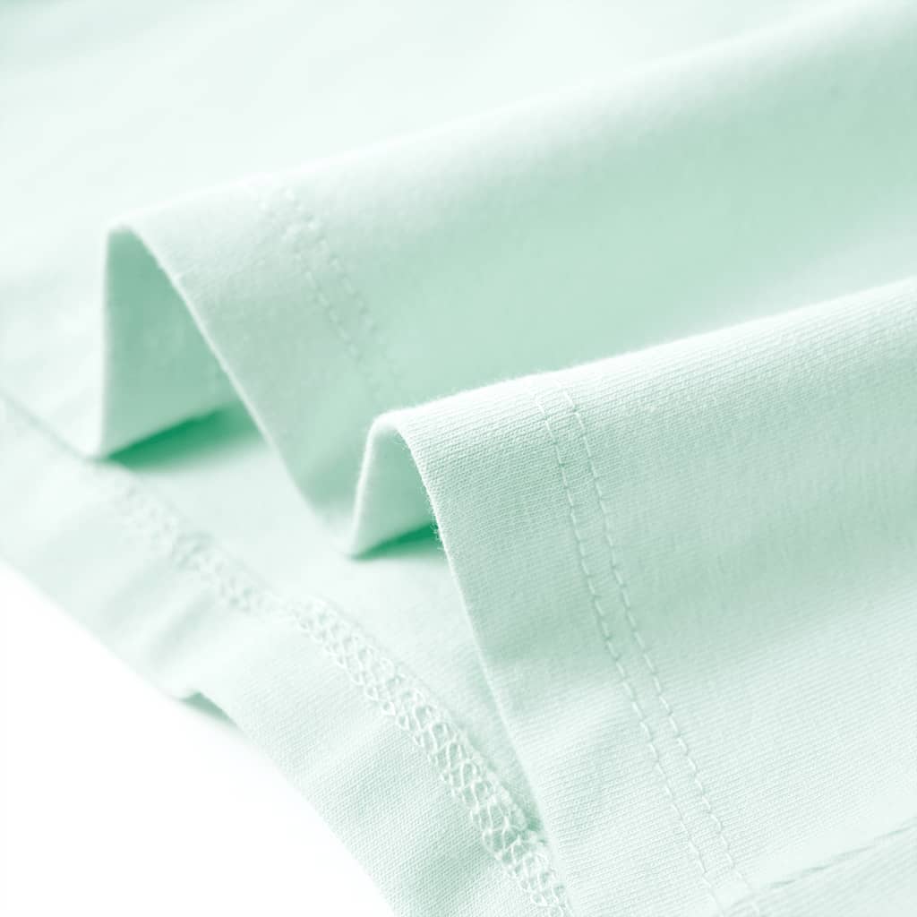 Μπλουζάκι Παιδικό Ανοιχτό Χρώμα Μέντας 116 - Pakobazaar