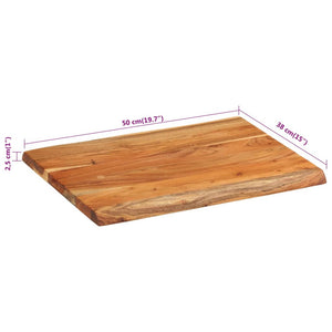 Επιφάνεια Κοπής 50x38x2,5 εκ. από Μασίφ Ξύλο Ακακίας - Pakobazaar