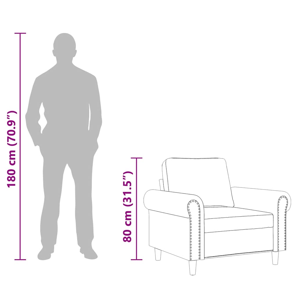 Πολυθρόνα Σκούρο πράσινο 60 εκ. Βελούδινη