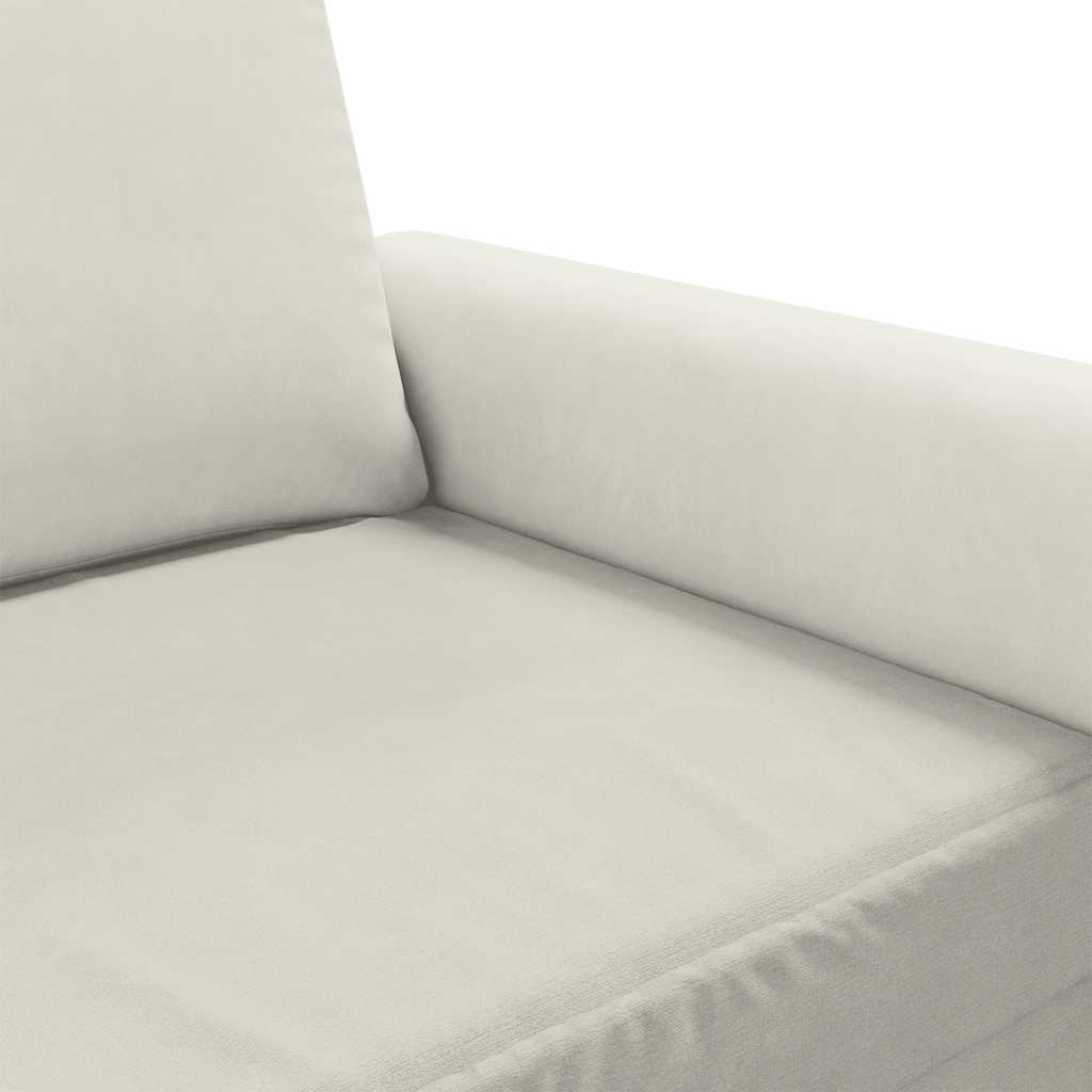 Πολυθρόνα Κρεμ 60 εκ. Βελούδινη - Pakobazaar