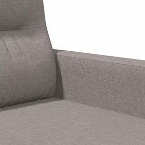 Καναπές Διθέσιος Taupe 140 εκ. Υφασμάτινος - Pakobazaar