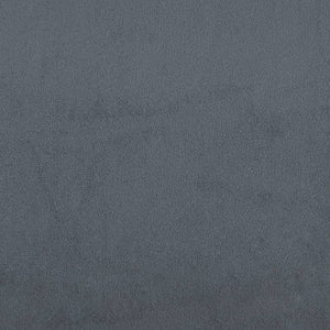 Καναπές Διθέσιος Σκούρο Γκρι 140 εκ. Βελούδινος