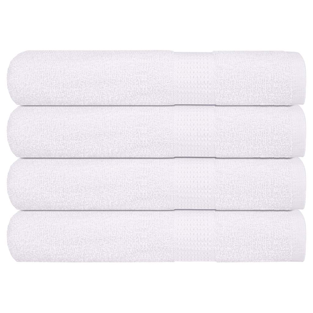 Πετσέτες Σάουνας FROGN 4 τεμ. Λευκό 80x200 εκ. 360 γρ./μ² - PAKOBAZAAR