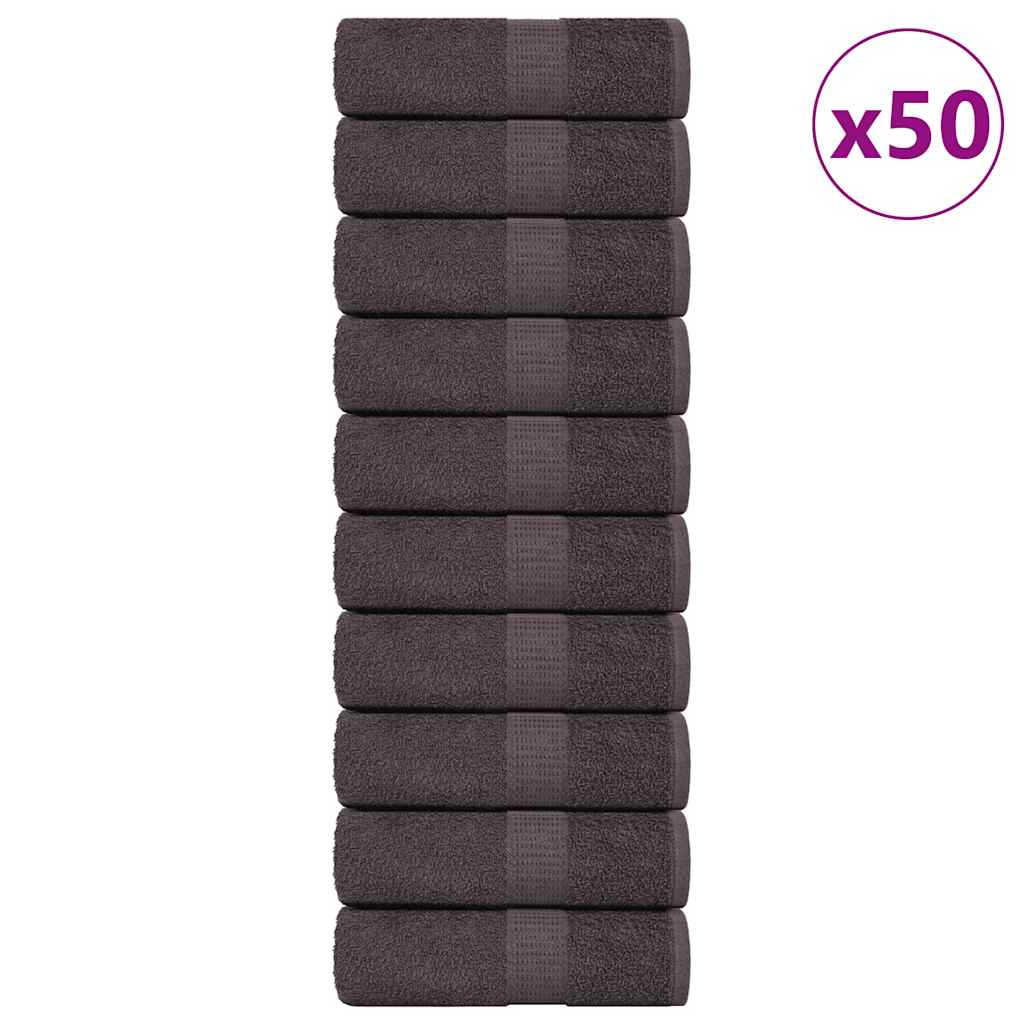 Πανάκια μπάνιου FROGN 50 τεμ. Ανθρακί 15x21 εκ. 360 γρ./μ² - PAKOBAZAAR