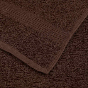 Πετσέτες Μπάνιου FROGN 10 τεμ. Καφέ 100x150 εκ. 360 γρ./μ² - PAKOBAZAAR