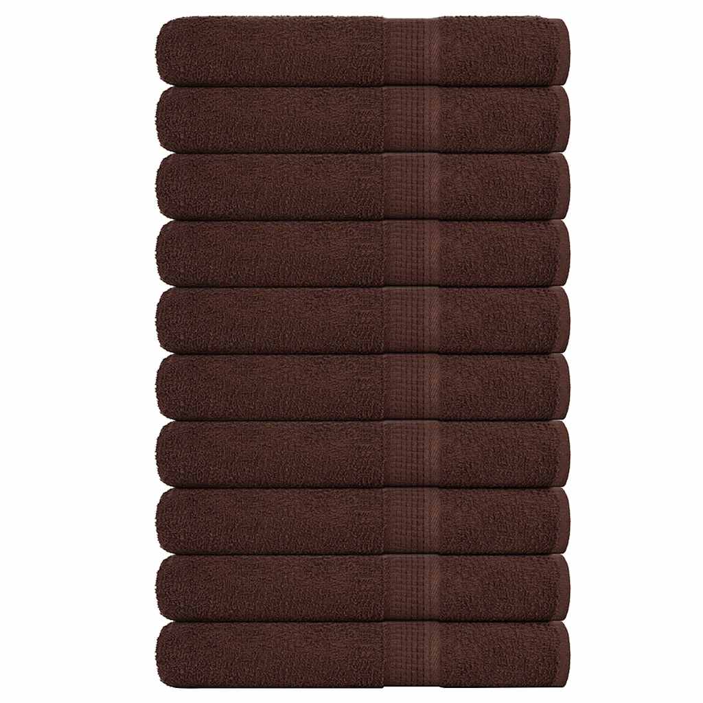 Πετσέτες Σάουνας FROGN 10 τεμ. Καφέ 80x200 εκ. 360 γρ./μ² - PAKOBAZAAR