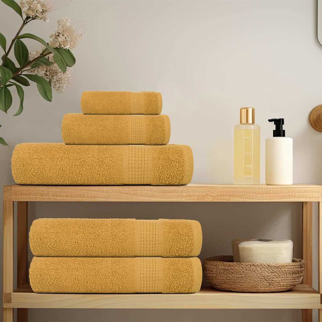 Χειροπετσέτες FROGN 10 τεμ. Χρυσές 50x100 εκ. 360 γρ./μ² - PAKOBAZAAR