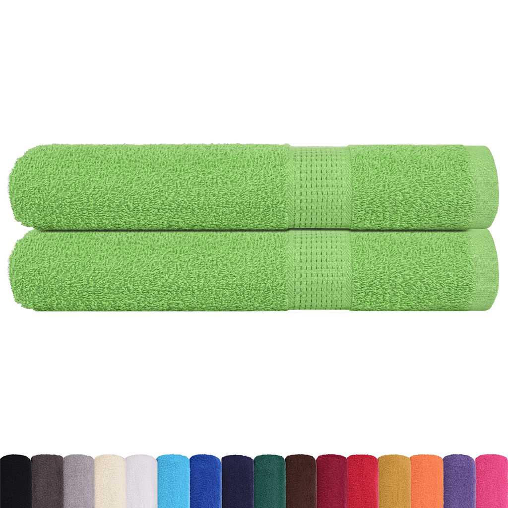 Πετσέτες FROGN 2 τεμ. Πράσινο Μήλου 100x200 εκ. 360 γρ./μ² - PAKOBAZAAR
