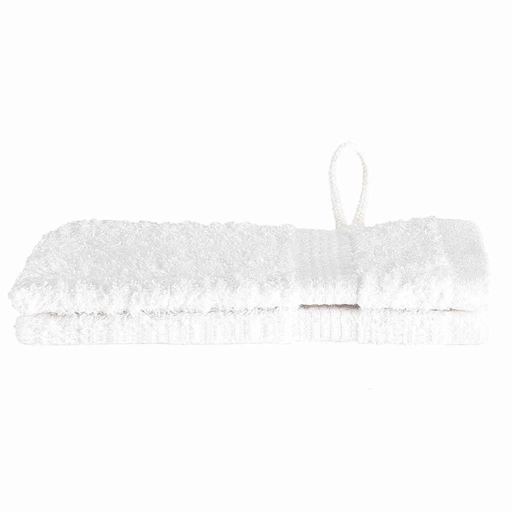 Πετσέτα Επισκεπτών SOLUND 2 pcs Λευκό 15 x 21 cm 550 gsm - PAKOBAZAAR