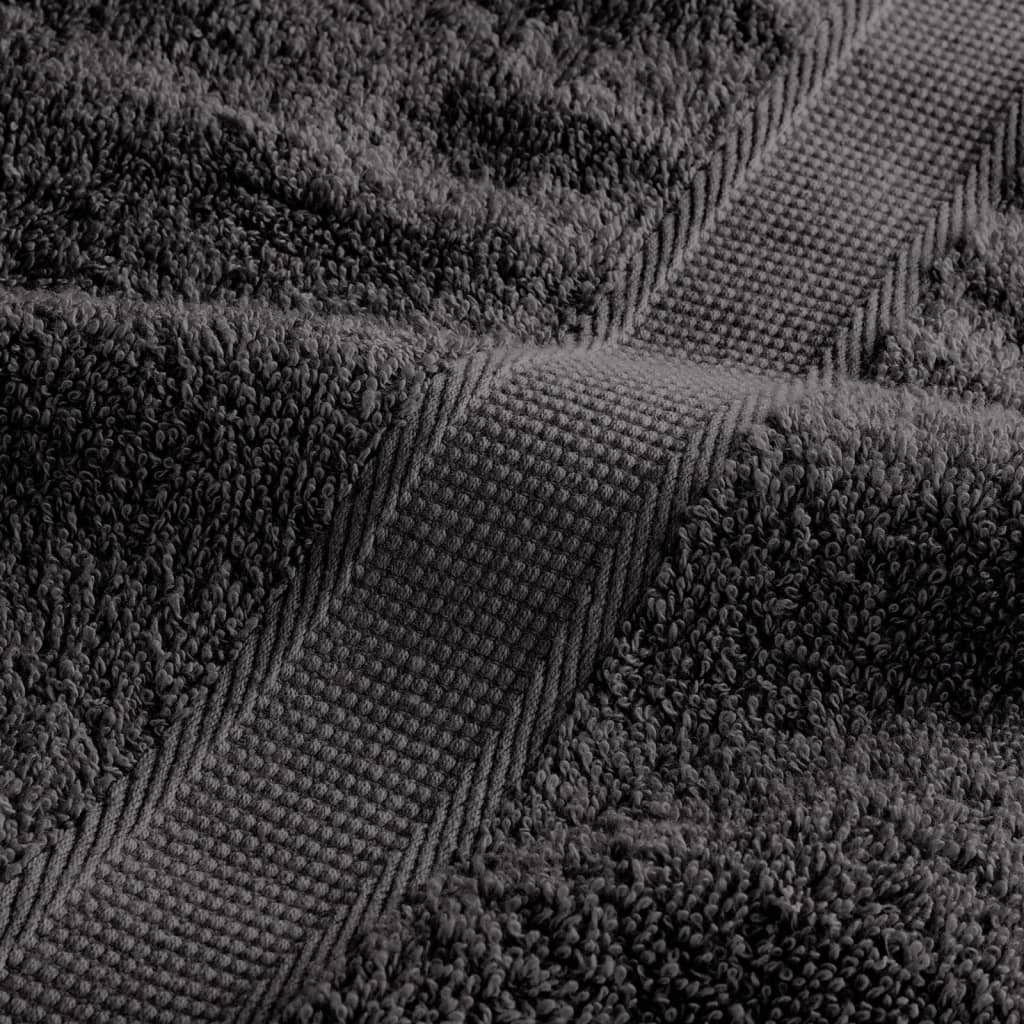 Πετσέτες Ξενώνα Premium SOLUND 50 τεμ. Ανθρακί 30x50 εκ. 600 γρ./μ² - PAKOBAZAAR