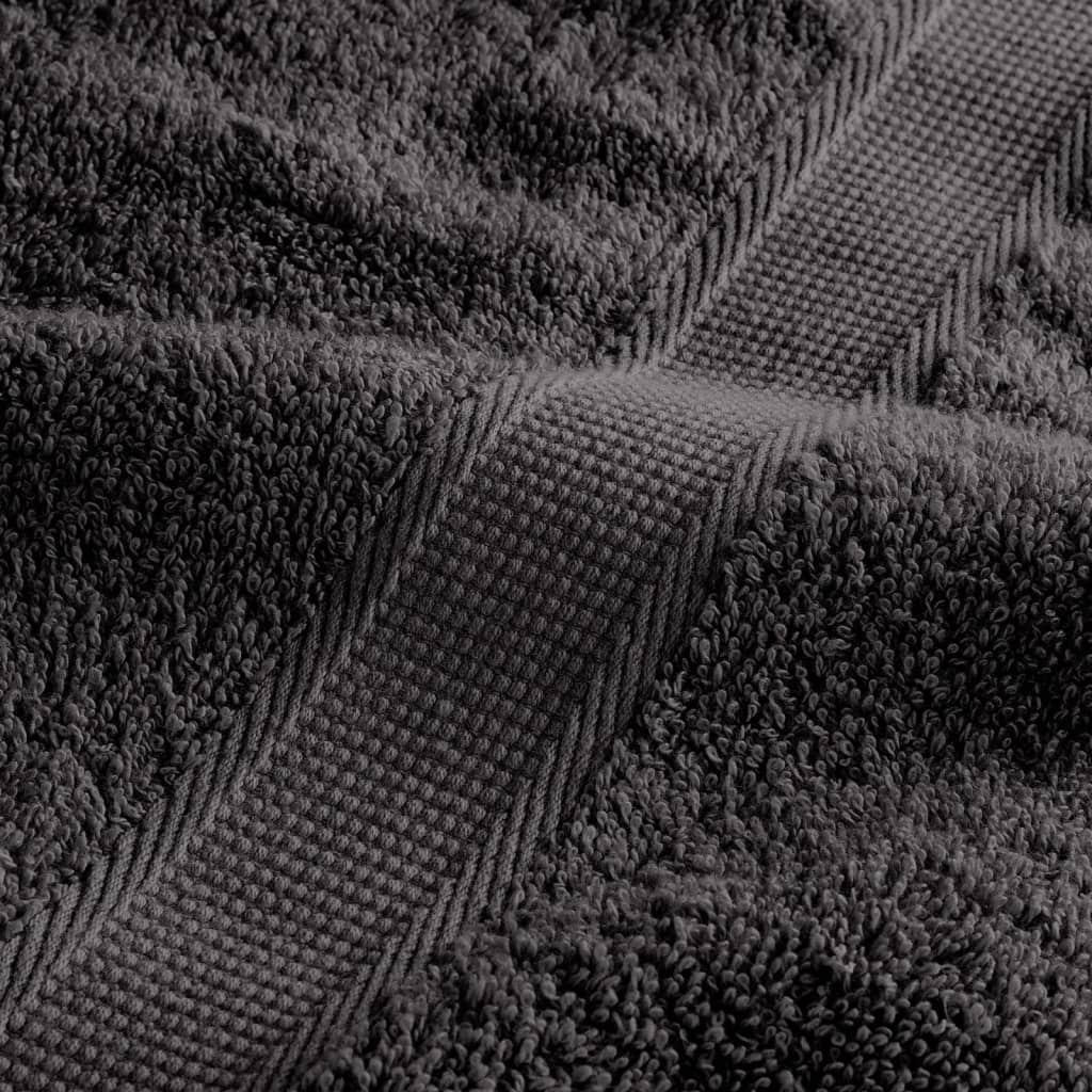 Πετσέτες Premium SOLUND 10 τεμ. Ανθρακί 100x200 εκ. 600 γρ./μ² - PAKOBAZAAR