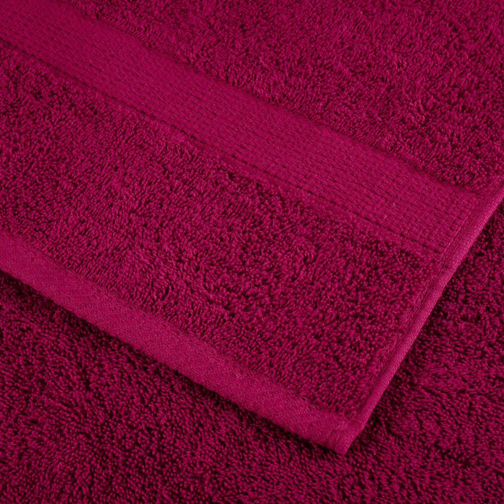 Premium Πετσέτες μπάνιου SOLUND 4 τμχ Bordeaux 70x140 εκ. 600 gsm