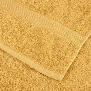 Πετσέτα Επισκεπτών SOLUND 2 pcs Χρυσό 15 x 21 cm 550 gsm - PAKOBAZAAR