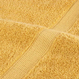 Πετσέτα Επισκεπτών SOLUND 2 pcs Χρυσό 15 x 21 cm 550 gsm - PAKOBAZAAR