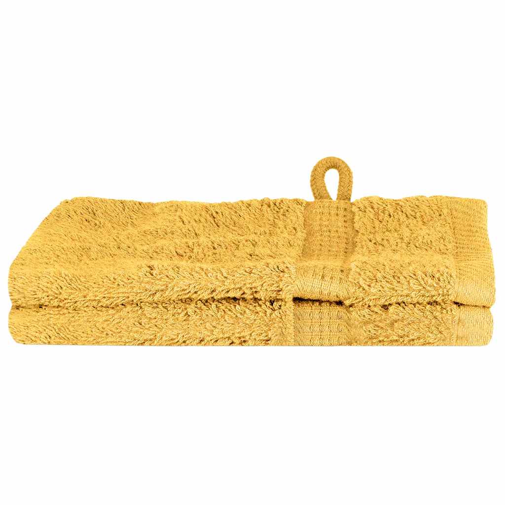 Πετσέτα Επισκεπτών SOLUND 2 pcs Χρυσό 15 x 21 cm 550 gsm - PAKOBAZAAR