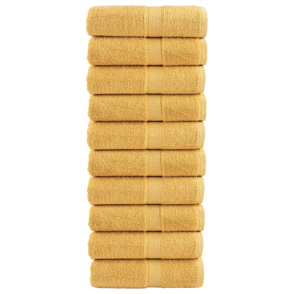 Παντόφλες Premium SOLUND 10 τεμ. Χρυσές 30x30 εκ. 600 γρ./τ.μ.