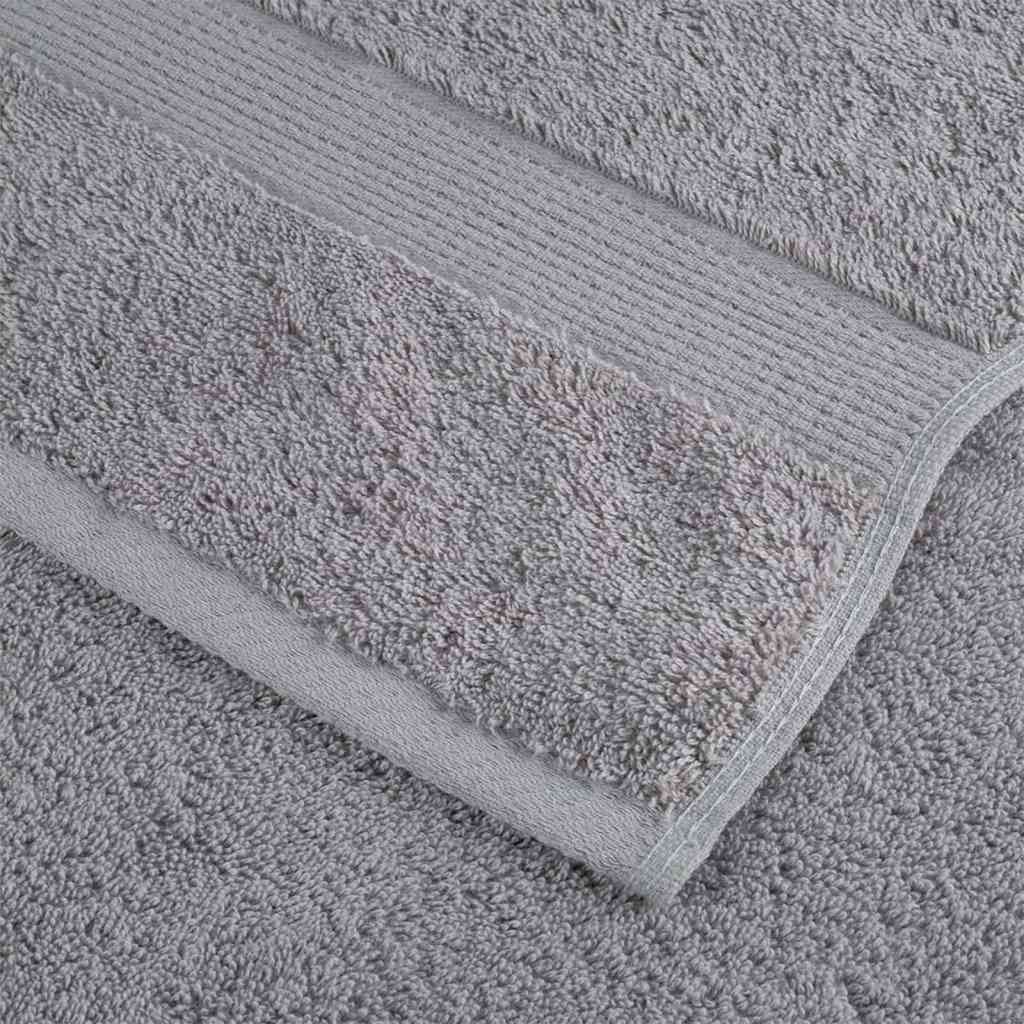 Πετσέτα Επισκεπτών SOLUND 10 pcs Γκρι 15 x 21 cm 550 gsm - PAKOBAZAAR