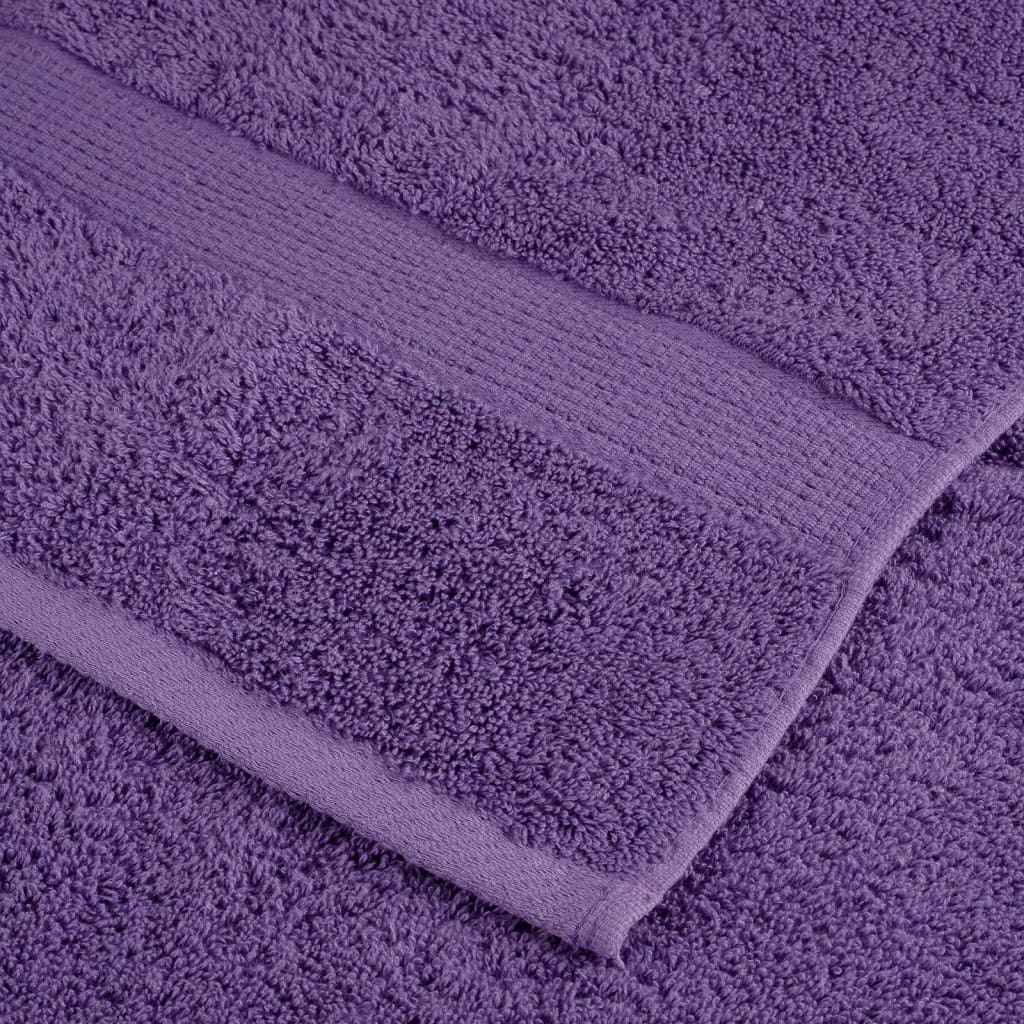 Πετσέτες Μπάνιου Premium SOLUND 2 τεμ. Μωβ 100x150 εκ. 600 γρ./μ² - Pakobazaar