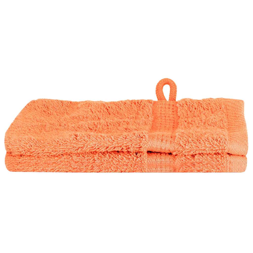 Πετσέτα Επισκεπτών SOLUND 2 τμχ. Πορτοκαλί 15 x 21 cm 550 gsm - Pakobazaar