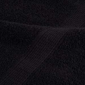 Πετσέτα Επισκεπτών SOLUND 4 pcs Μαύρο 15 x 21 cm 550 gsm - PAKOBAZAAR