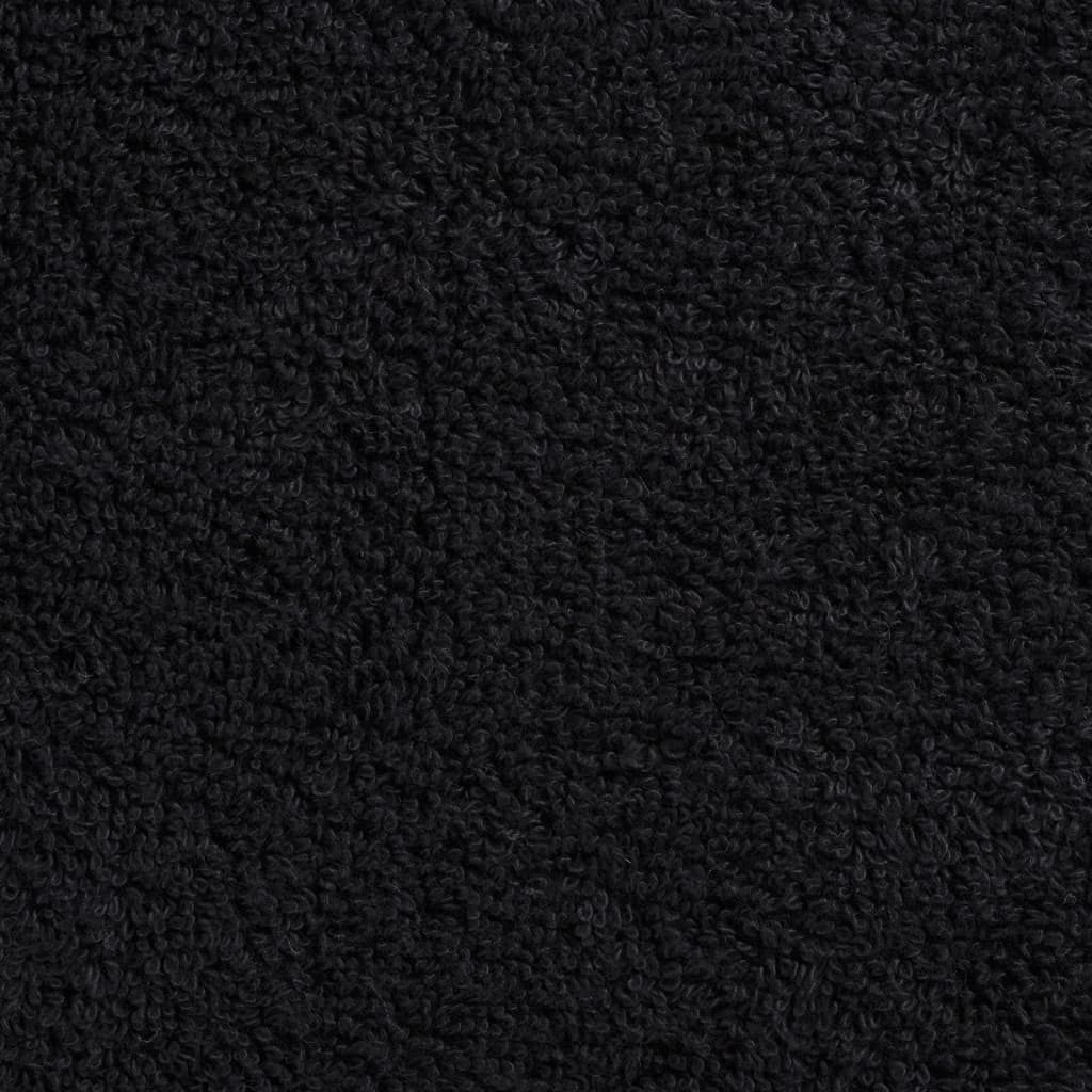 Παντόφλες Premium SOLUND 4 τεμ. Μαύρες 30x30 εκ. 600 γρ./τ.μ. - Pakobazaar