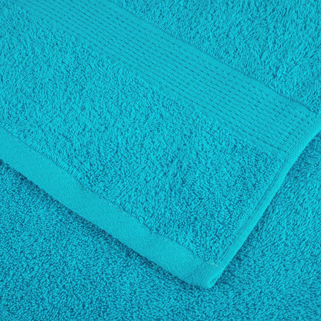 Πετσέτα Επισκεπτών SOLUND 4 pcs Τυρκουάζ 15 x 21 cm 550 gsm - PAKOBAZAAR