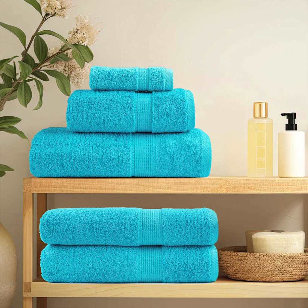 Πετσέτα Επισκεπτών SOLUND 4 pcs Τυρκουάζ 15 x 21 cm 550 gsm - PAKOBAZAAR