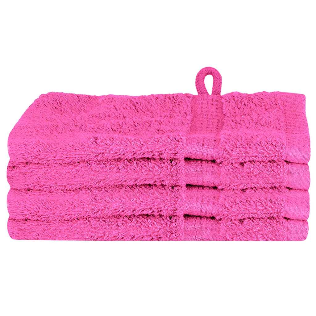 Πετσέτα Επισκεπτών SOLUND 4 pcs Ροζ 15 x 21 cm 550 gsm