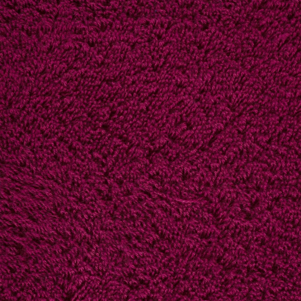 Πετσέτες Premium Σετ 6 Τεμ. SOLUND Μπορντό 600 γρ/μ² - PAKOBAZAAR