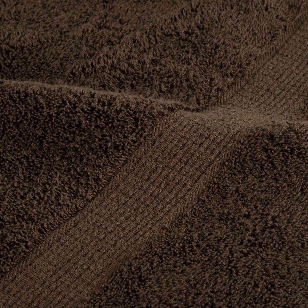 Πετσέτες Premium Σετ 6 Τεμ. SOLUND Καφέ 600 γρ/μ² - PAKOBAZAAR