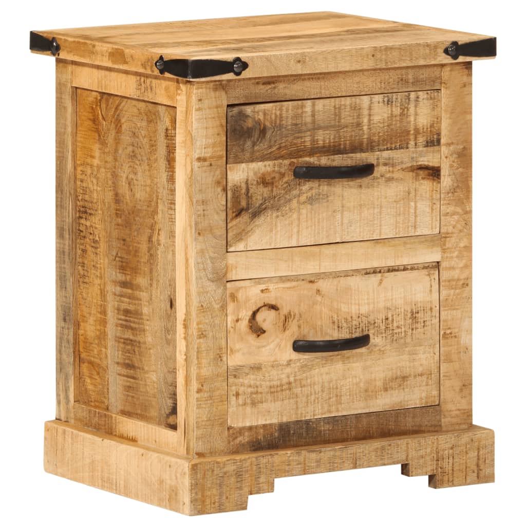 Κομοδίνο 40 x 35 x 50 εκ. από Μασίφ Ξύλο Μάνγκο - Pakobazaar