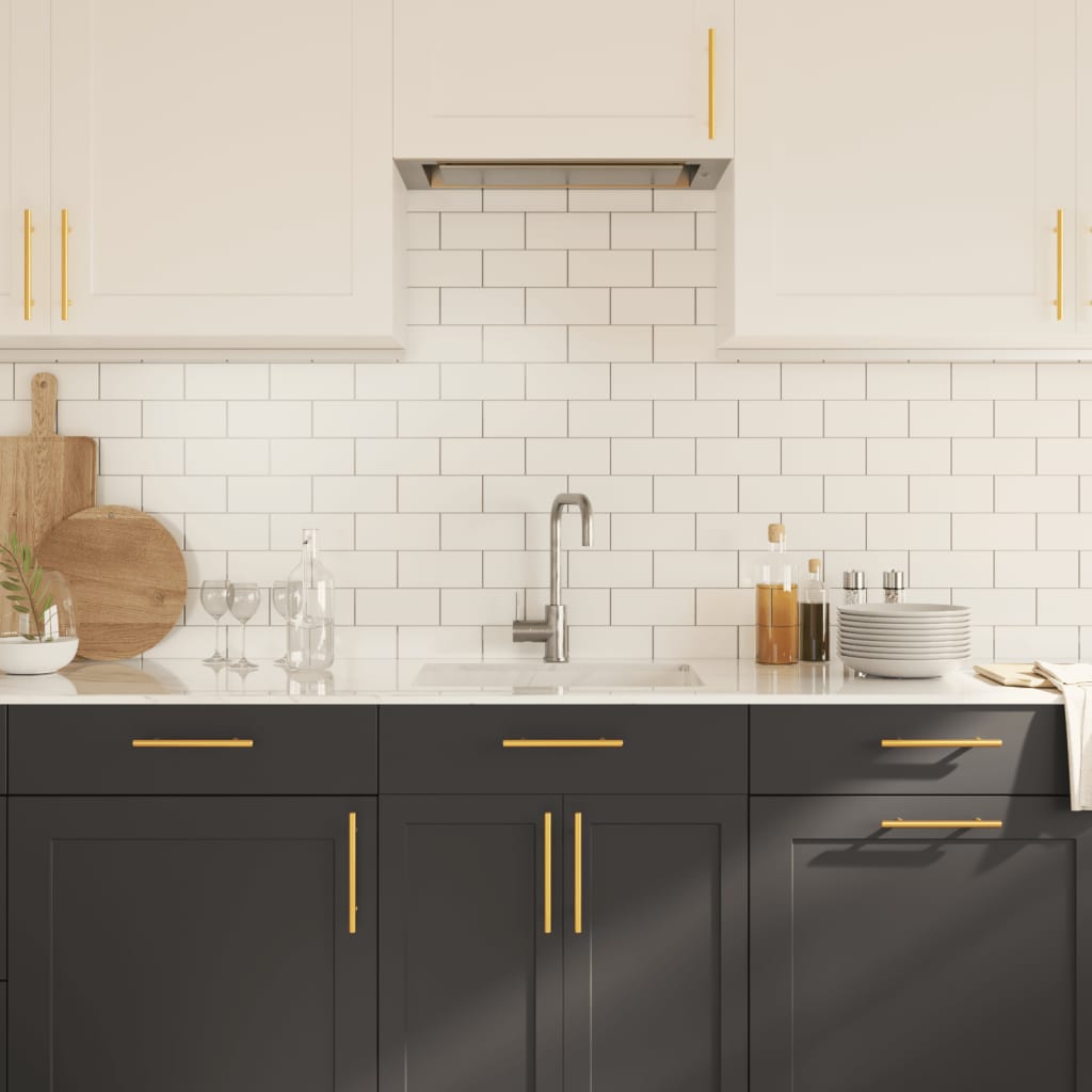 Λαβές Ντουλαπιών 20 τεμ. Χρυσές 128 χιλ. από Ανοξείδωτο Ατσάλι