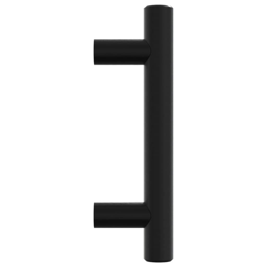 Λαβές Ντουλαπιών 20 τεμ. Μαύρες 64 χιλ. από Ανοξείδωτο Ατσάλι - Pakobazaar