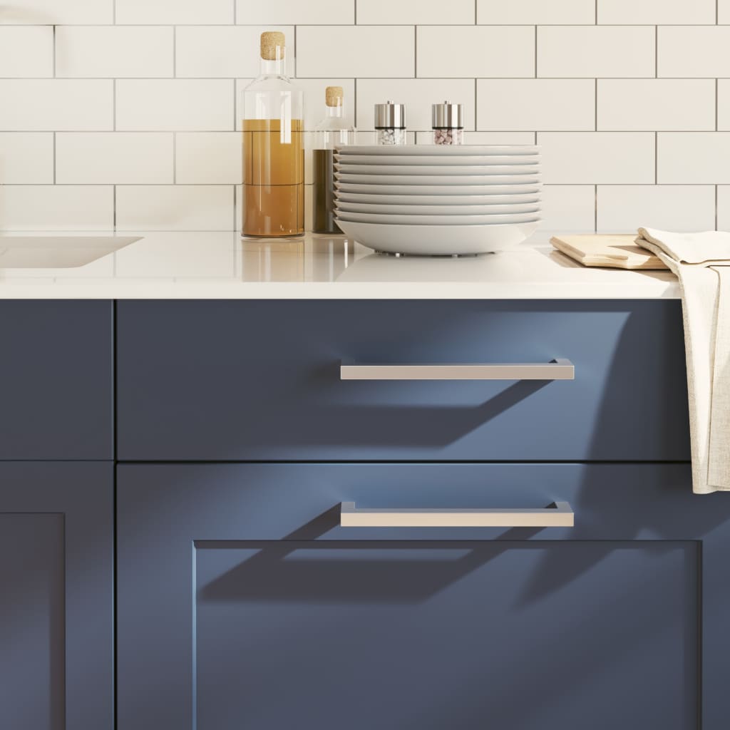 Λαβές Ντουλαπιών 20 τεμ. Ασημί 192 χιλ. από Ανοξείδωτο Ατσάλι